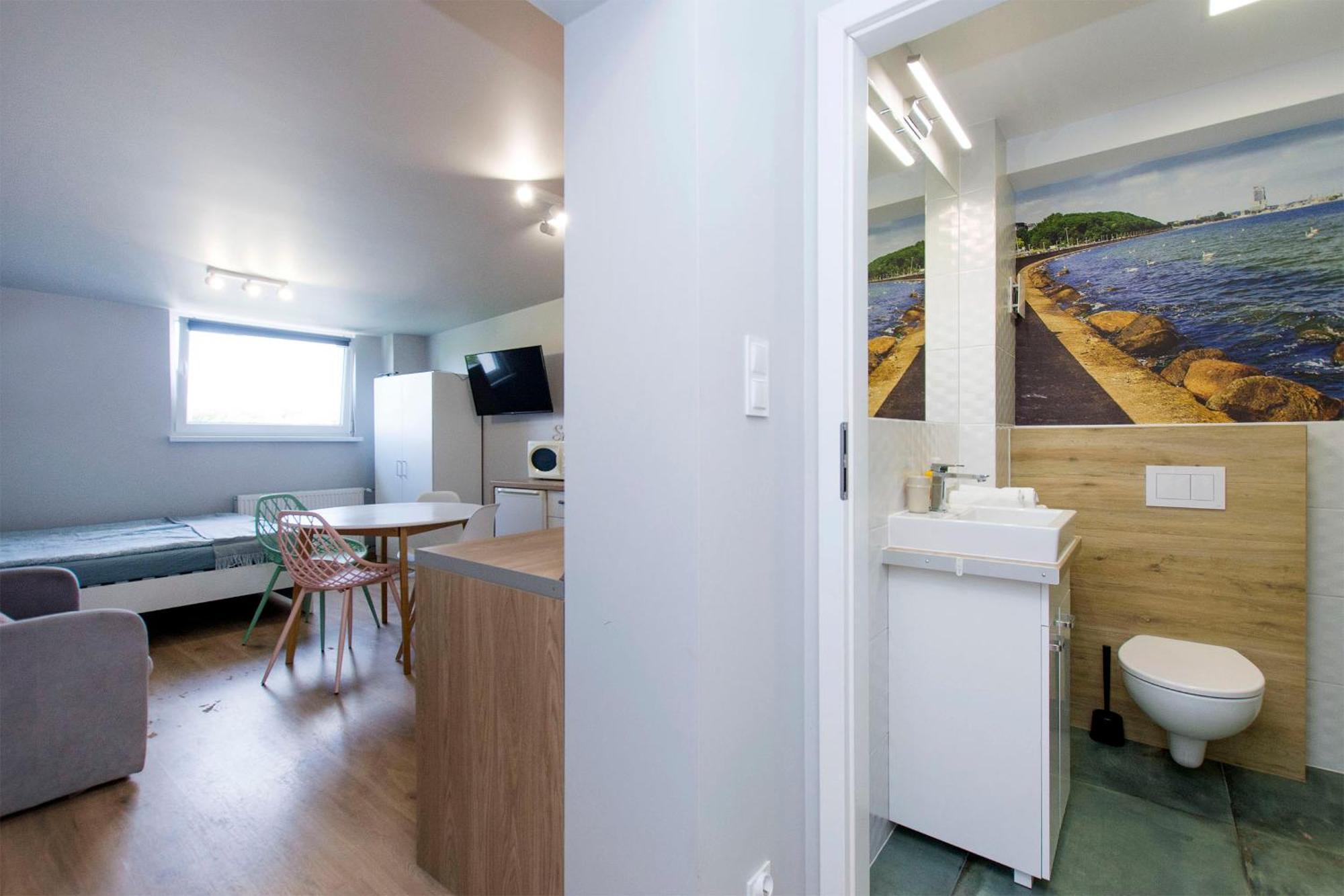 Piekne Mieszkanie W Gdyni Srodmiescie- 20Min Do Plazy Lägenhet Gdynia Exteriör bild